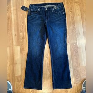 Silver Jeans Avery Curvy Fit High Rise Slim Boot 18W-33L NWT